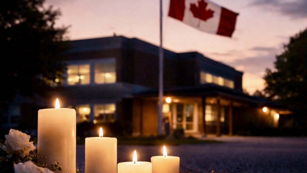 Candlelight vigil held in British Columbia as communities gather to honour victims and support those affected following the school shooting investigation.