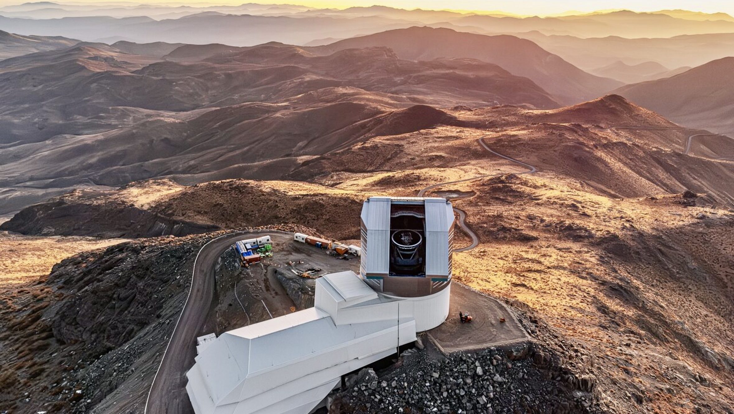 Vera C. Rubin Observatory telescope facility in Chile preparing for first full sky survey