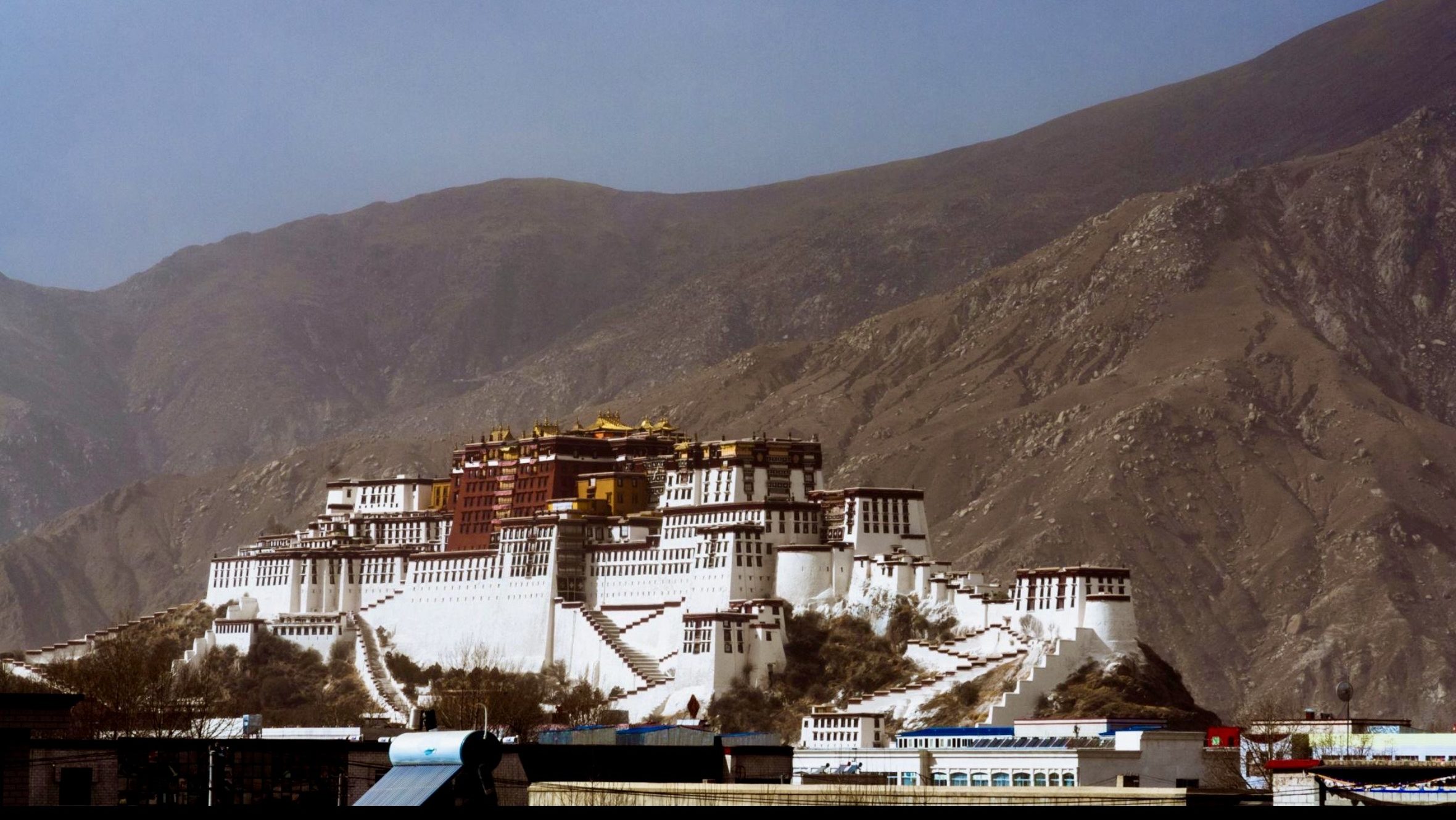 Potala Palace in Lhasa, Tibet, associated with the Dalai Lama and the 1959 uprising that led to his exile