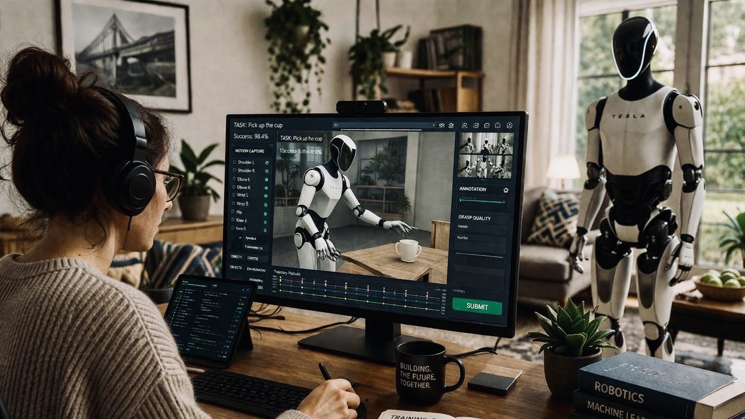 Gig Workers Training Humanoid Robots From Home as AI Development Expands