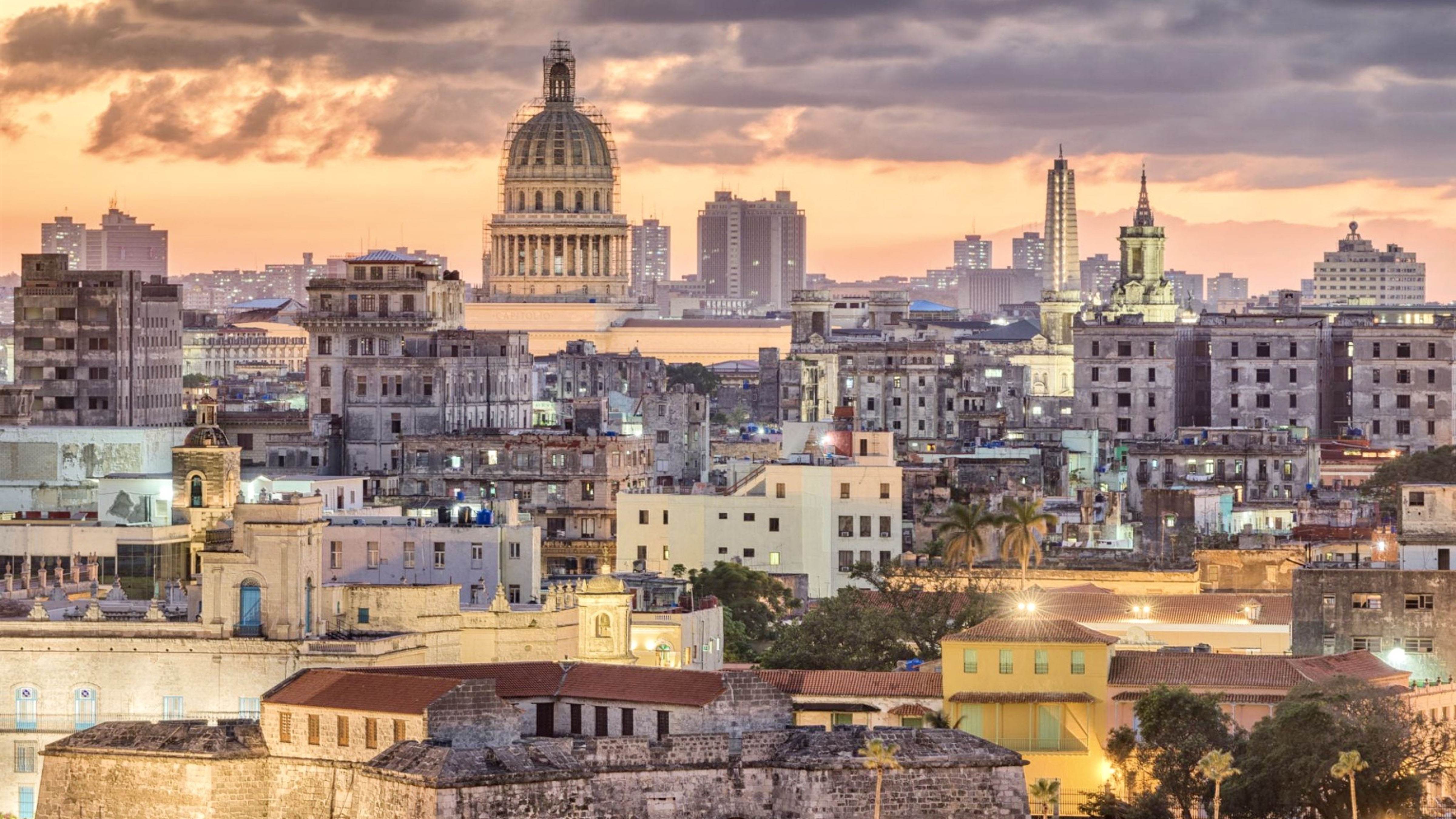 Havana skyline with historic buildings and the Capitol dome in Cuba reflecting current economic conditions in Latin America