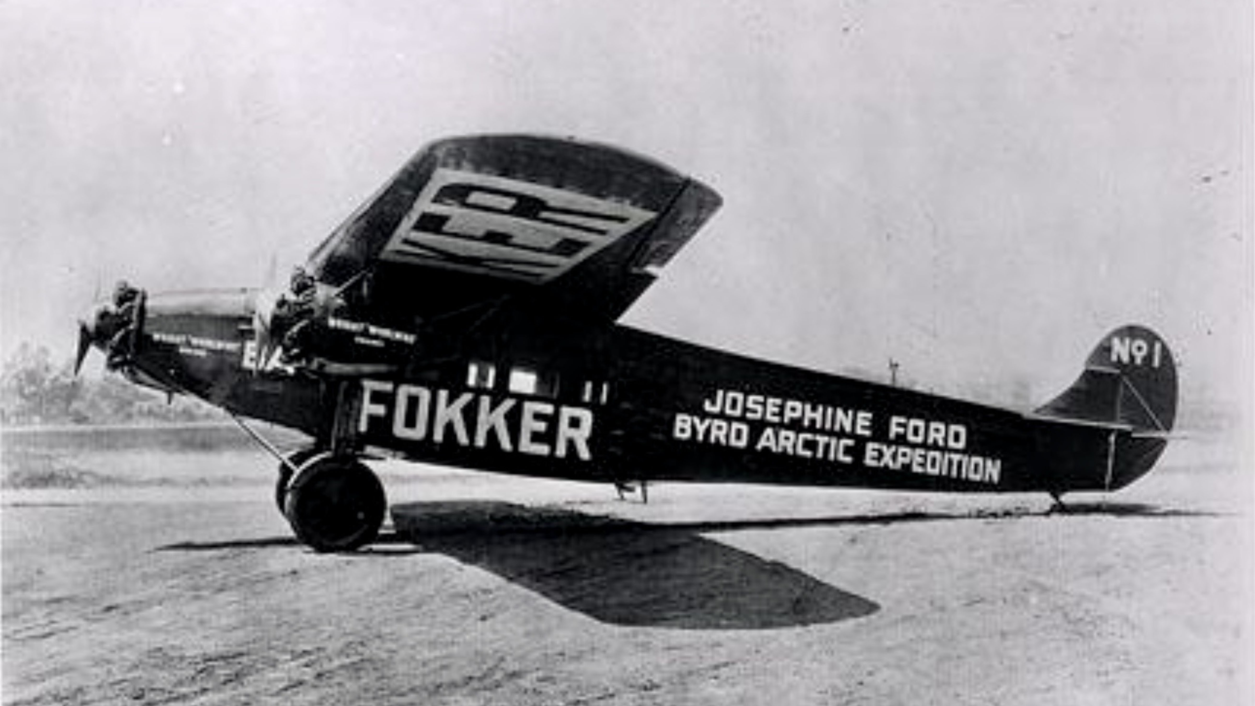 Historic aircraft used during Richard Byrd’s 1926 Arctic expedition associated with the claimed first flight over the North Pole.
